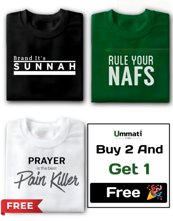Brand It's, Rule Your & Prayer, Half Sleeve Regular Fit T-Shirt