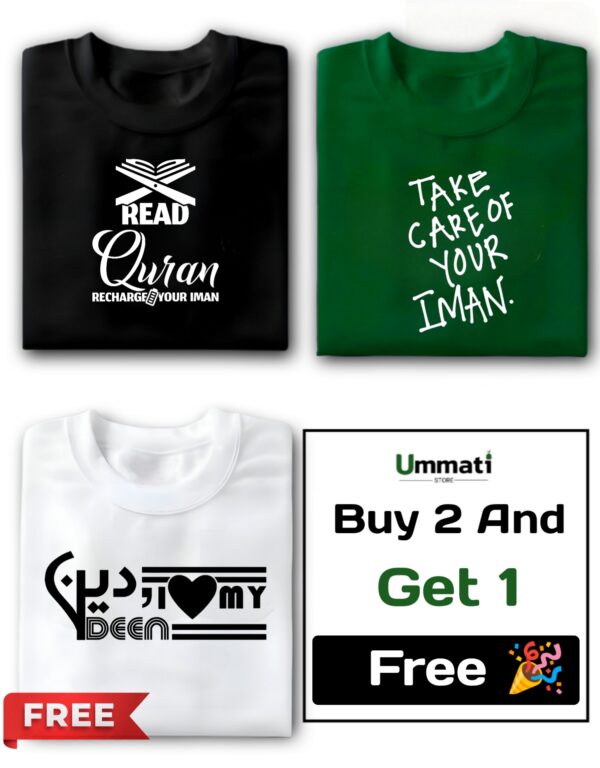 Read, Take & I Love, Half Sleeve Regular Fit T-Shirts