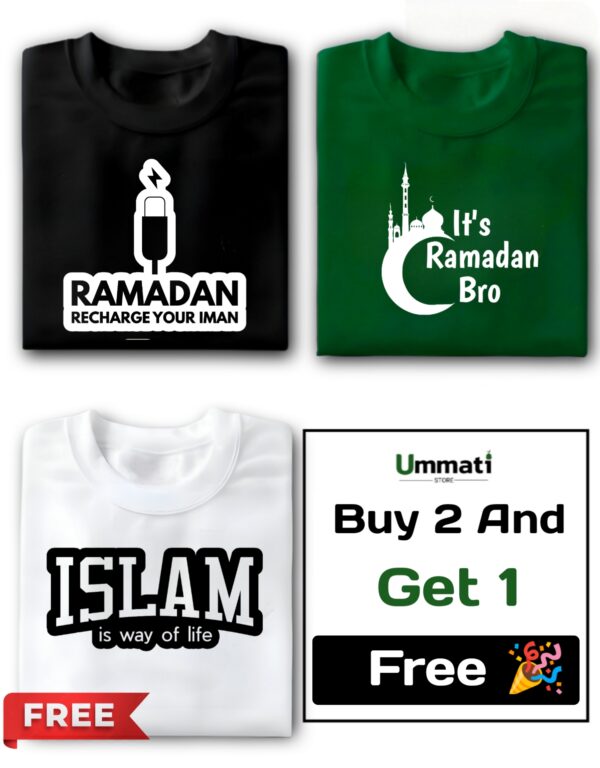 Ramadan, Ramadan & Islam, Half Sleeve Regular Fit T-Shirts