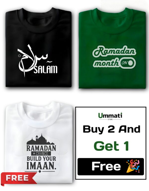 Salam, Ramadan & Ramadan, Half Sleeve Regular Fit T-Shirts