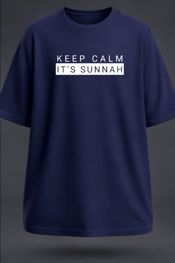 Keep Calm It's Sunnah, Unisex Oversized Classic T-Shirt