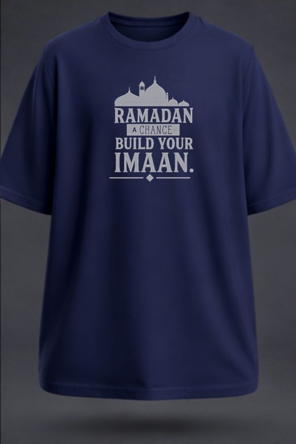 Ramadan Chance Build Your Imaan, Unisex Oversized Classic T-Shirt