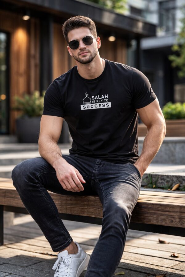 Salah is key to success, Half Sleeve T-Shirt