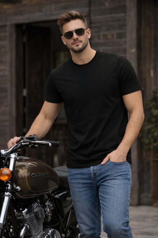 Plain Half Sleeve T-Shirt