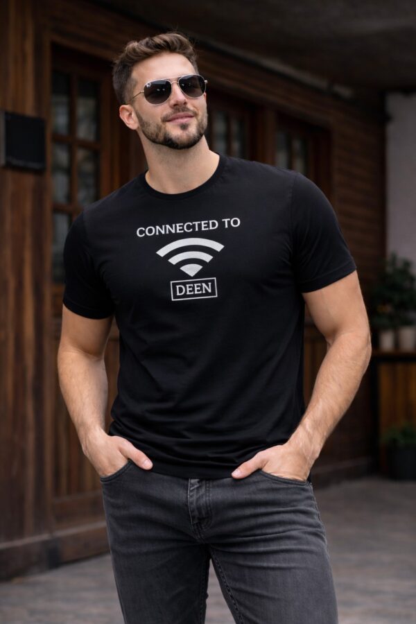 Connected To Deen, Half Sleeve T-Shirt